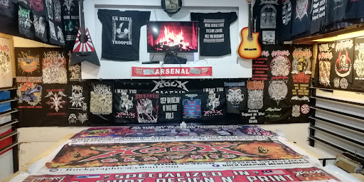 Rock Graphic T'shirt design n print shop
