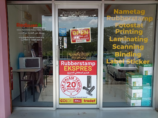 Redzuanart Enterprise (Fotostat/Binding/Print & Scan/Car & Product Sticker/Nametag/Rubberstamp Ekspres