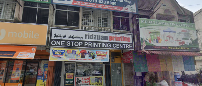 RidzuanFastPrint HQ - Perkhidmatan Cetakan Profesional oleh Zamita Enterprise