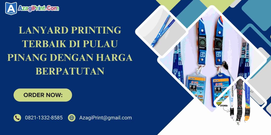 Percetakan Lanyard Terbaik di Pulau Sebang – Kualiti Tinggi, Harga Berpatutan, Hantar Cepat