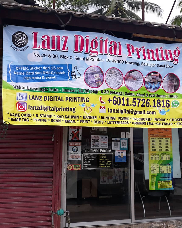 Lanz Digital Printing – Perkhidmatan Cetak Digital Berkualiti Tinggi, Harga Berpatutan, Hasil Cepat