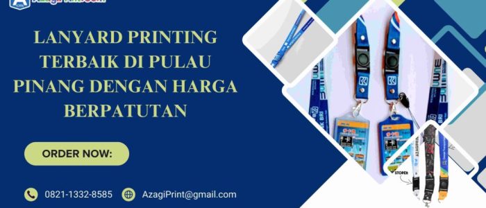 Percetakan Lanyard Terbaik di Perai – Kualiti Tinggi, Harga Berpatutan, Penghantaran Cepat