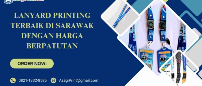 Percetakan Lanyard Terbaik di Permatang Kuching – Kualiti Tinggi, Harga Berpatutan, Rekaan Kustom