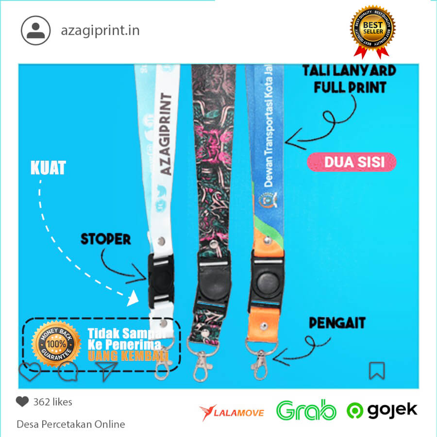 Lanyard Berkualitas Tinggi di Tasek Glugor – Percetakan Terpercaya & Harga Bersaing