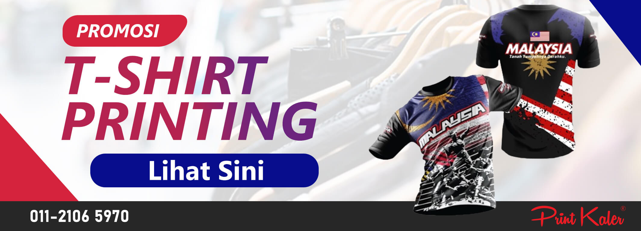 Cetakan Kemeja-T Terengganu Berkualiti Tinggi – Reka Bentuk Unik & Harga Berpatutan