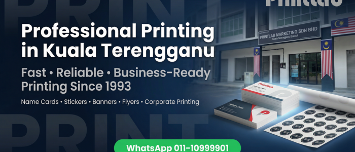 V-Lab: Kedai Cetak Profesional di Kuala Terengganu – Perkhidmatan Cetak Berkualiti