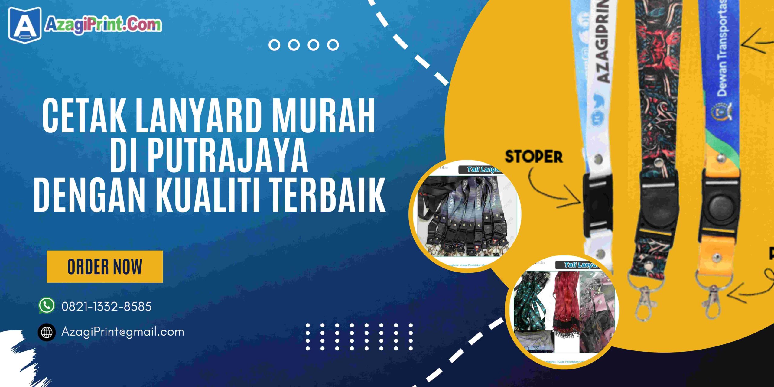 Cetak Lanyard Terbaik di Putrajaya – Kualiti Premium, Harga Berpatutan