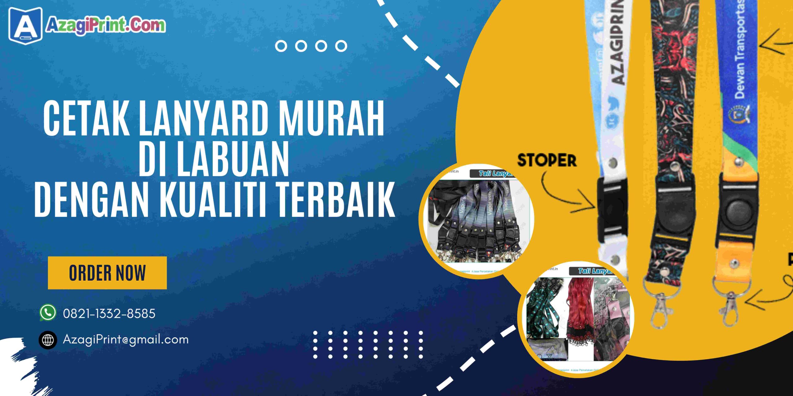 Lanyard Berkualiti Tinggi di Labuan – Percetakan Terbaik dengan Reka Bentuk Kreatif