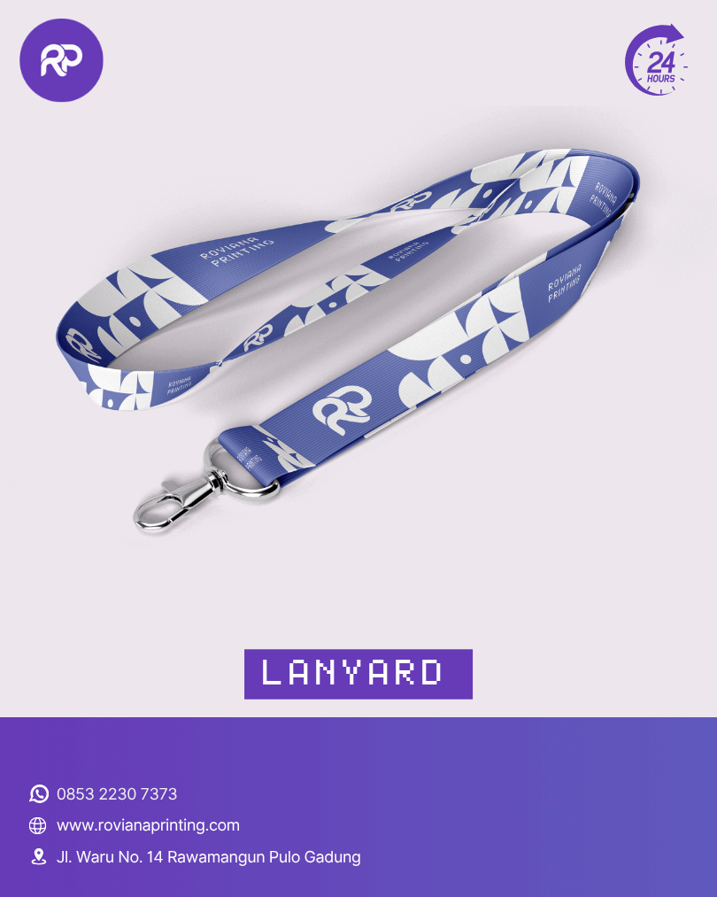 Cetak Lanyard Berkualitas di Taman Rajawali – Percetakan Lanyard Terbaik
