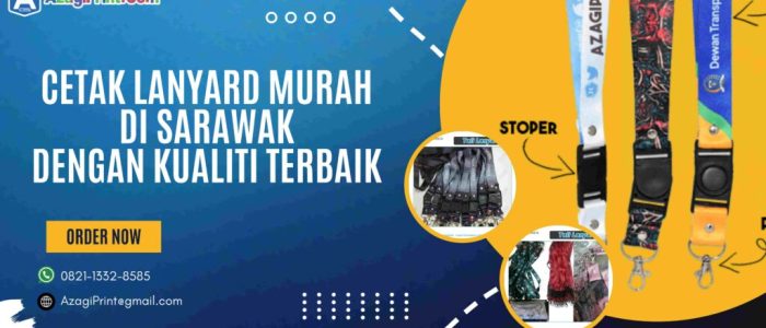 Cetak Lanyard Premium di Bintulu – Kualiti Tinggi, Reka Bentuk Unik & Harga Berpatutan
