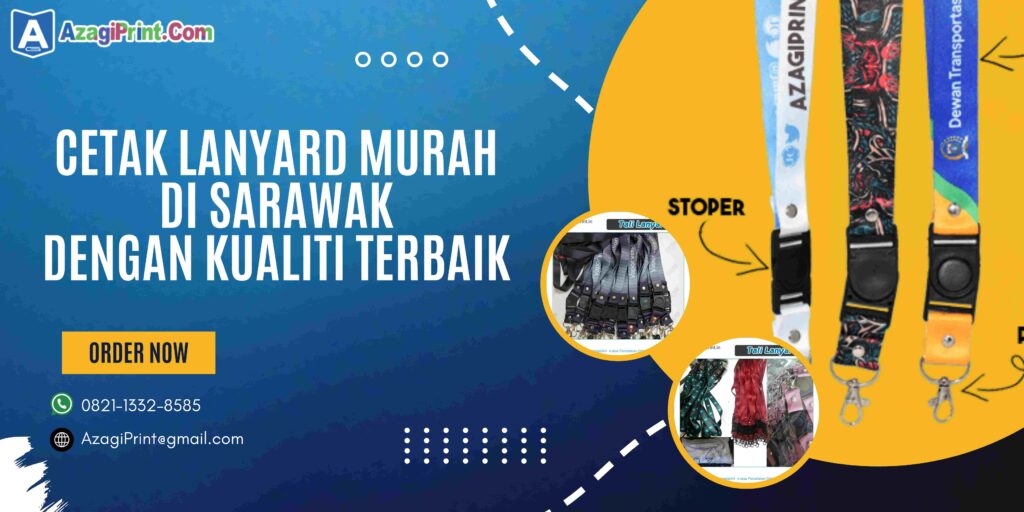 Cetak Lanyard Premium di Bintulu – Kualiti Tinggi, Reka Bentuk Unik & Harga Berpatutan