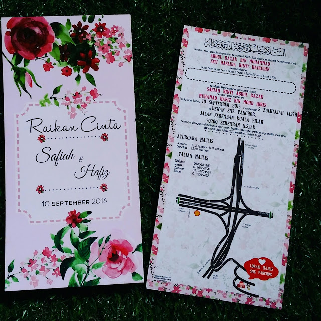 Kad Kahwin Eksklusif oleh Mia Graphic Studio - Percetakan Berkualiti Tinggi