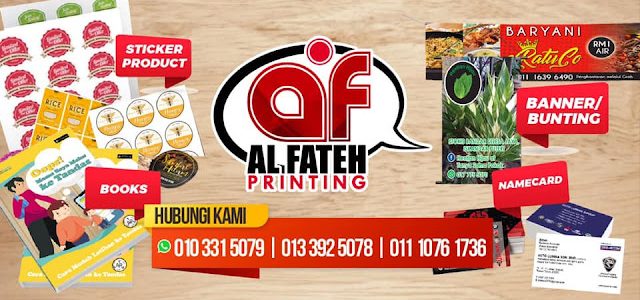 Al Fateh Printing di Taman Universiti – Perkhidmatan Cetak Berkualitas Tinggi & Harga Berpatutan