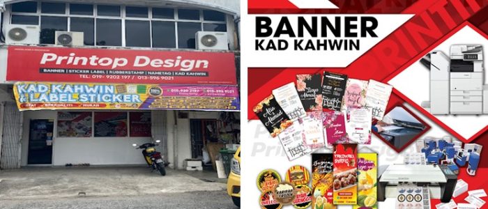 Banner Kustom & Cetakan Berkualiti di Printop Design & Print - Kedai di Alor Setar