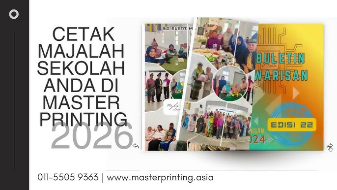 Percetakan Kualiti Tinggi – Cetakan Profesional, Warna Tajam, Harga Berpatutan