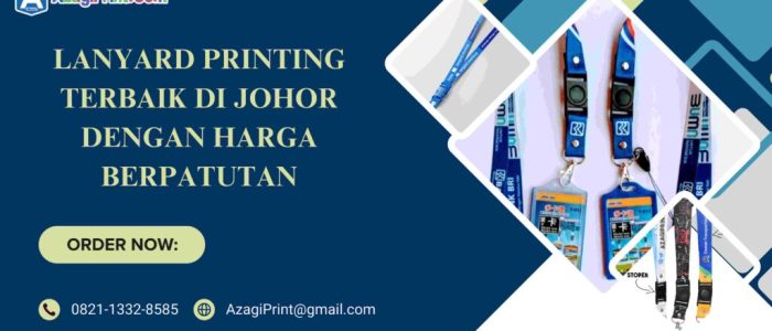 Lanyard Berkualiti Tinggi di Johor Bahru – Percetakan Lanyard Terbaik dengan Reka Bentuk Kreatif