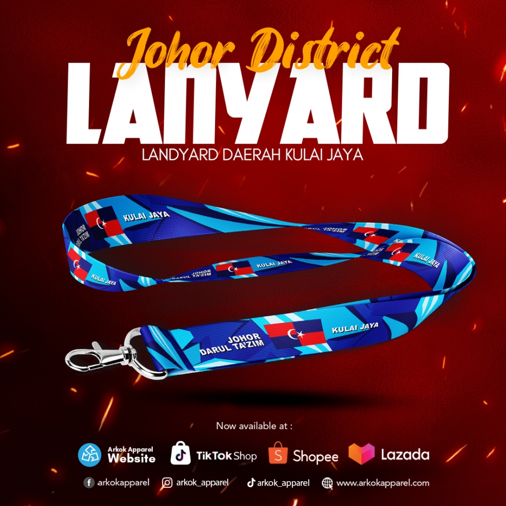 Lanyard Berkualitas Tinggi di Kulai – Percetakan Terbaik dengan Desain Kustom