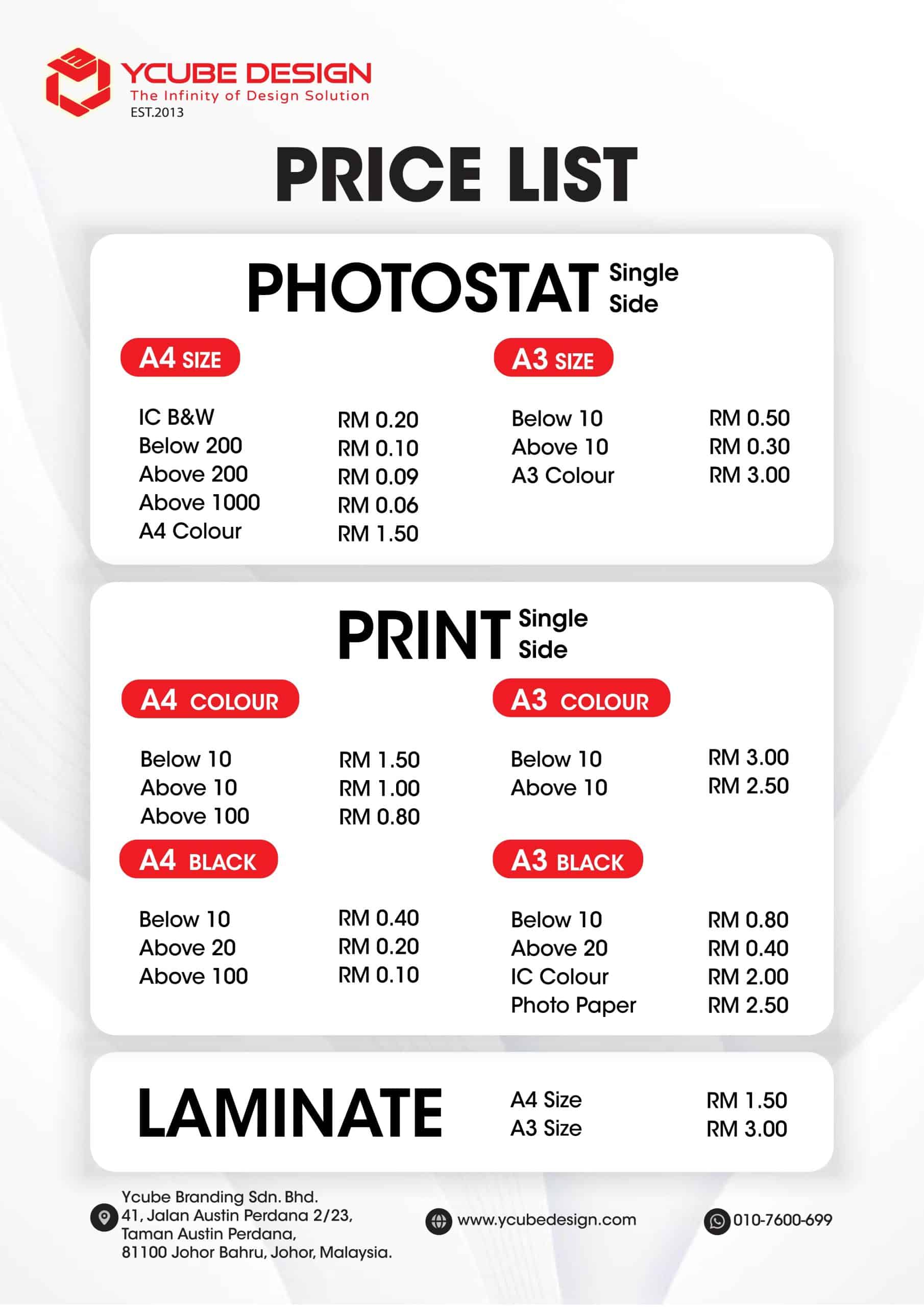 Cetak Fotostat Murah Berkualiti Tinggi - Harga Terbaik & Servis Cepat
